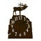 Elk Table Clock
