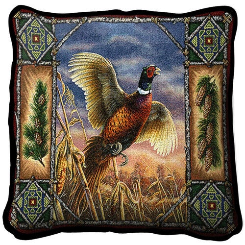 Pheasant Lodge Pillow Cover