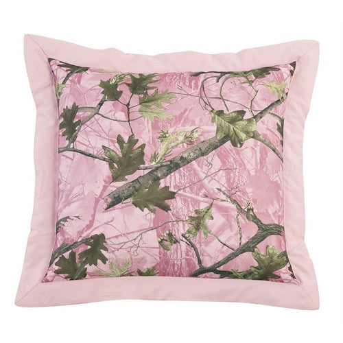 Pink Camo Euro Sham