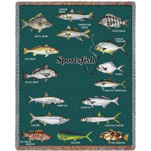 Sportsfish of Florida Blanket