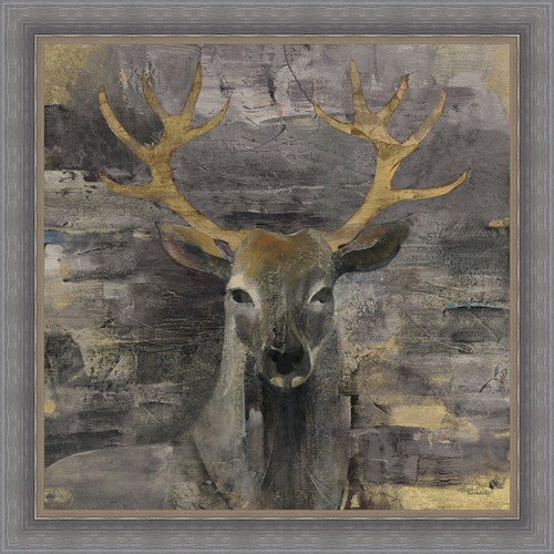 The Leader Gold Framed Canvas