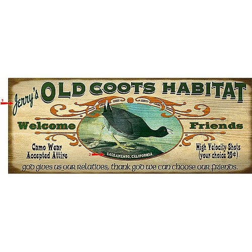 Old Coot Sign - 14 x 36