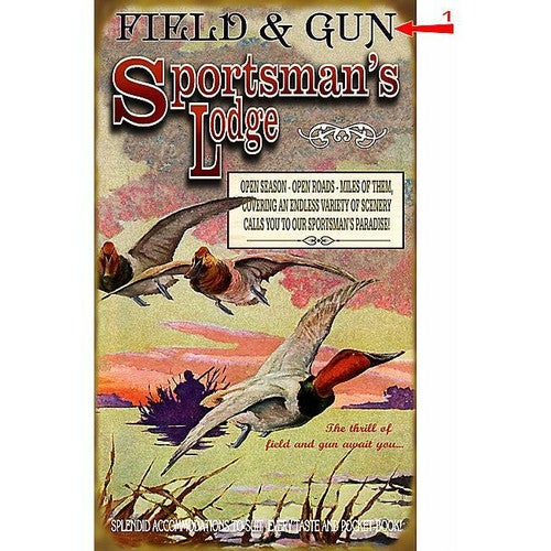 Sportsman's Lodge Sign - 23 x 39