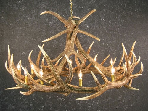 Elk 9 Antler Chandelier - SALE