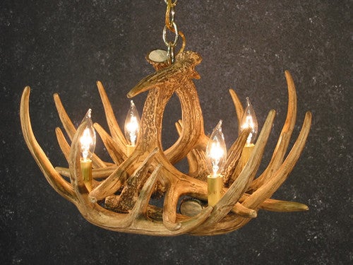 Whitetail 6 Antler Chandelier - SALE