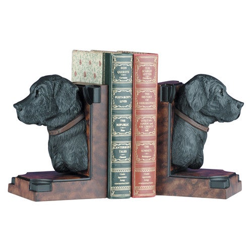 Black Lab Bookends