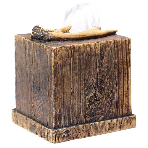 Buck Mountain Antler Tissue Box