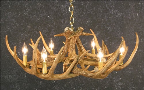 Whitetail 9 Antler Chandelier - SALE