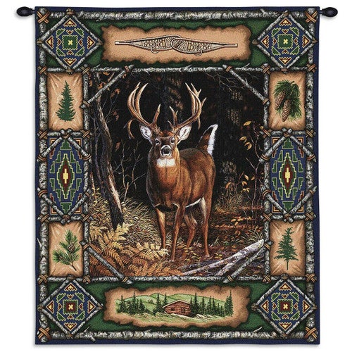 Deer Lodge Wall Tapestry