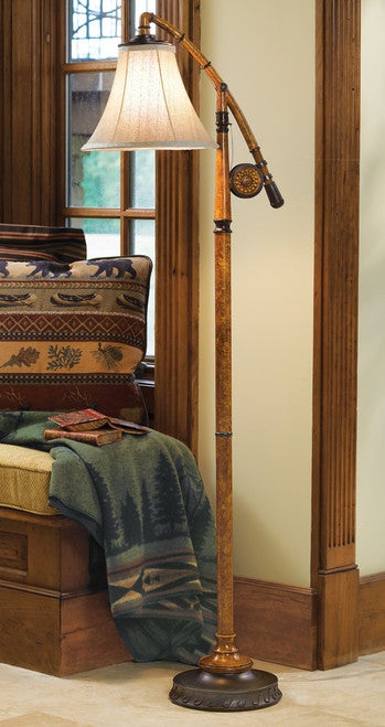 Fishing Pole Floor Lamp