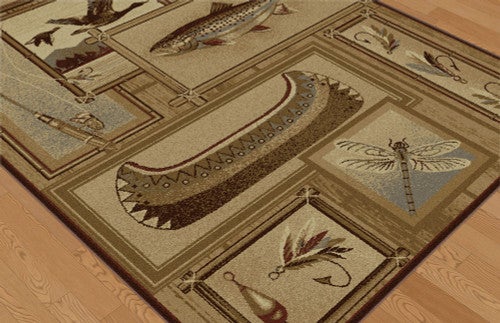 Lodge Portraits Rug - 5 x 7