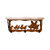 Quail Family 20 Inch Pine Hook Shelf