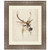 Watercolor Animal Study IV with Mat Framed Print