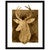 White Tail Bust II Framed Print