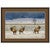 Refuge Elk Framed Canvas
