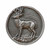 Whitetail Round Cabinet Knobs - Set of 2