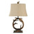 Antler Table Lamp with Custom Fabric Shade