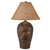 Burnished Copper Trout Table Lamp