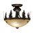 Canyon Semi-Flush Ceiling Light - 12 Inch