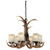 Cast Antler Chandelier - 6 Light