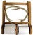 Wall Mount Magazine Rack w/Dbl TP Holder (Authentic Antlers)
