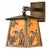 Ducks in Flight Lantern Wall Sconce