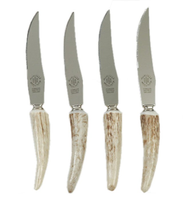 Antler Tip Steak Knives