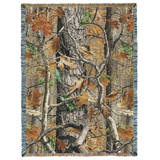 Oak Woods Camo Blanket