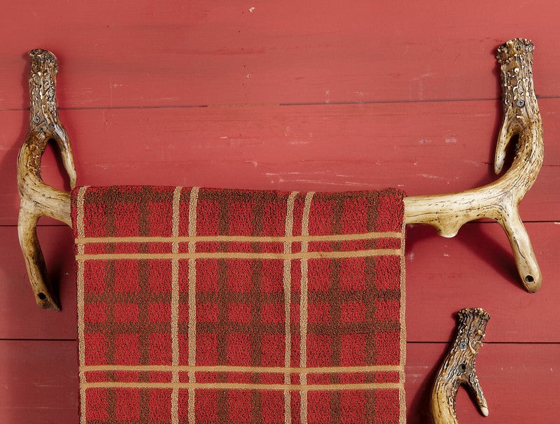 Faux Antler Towel Bar